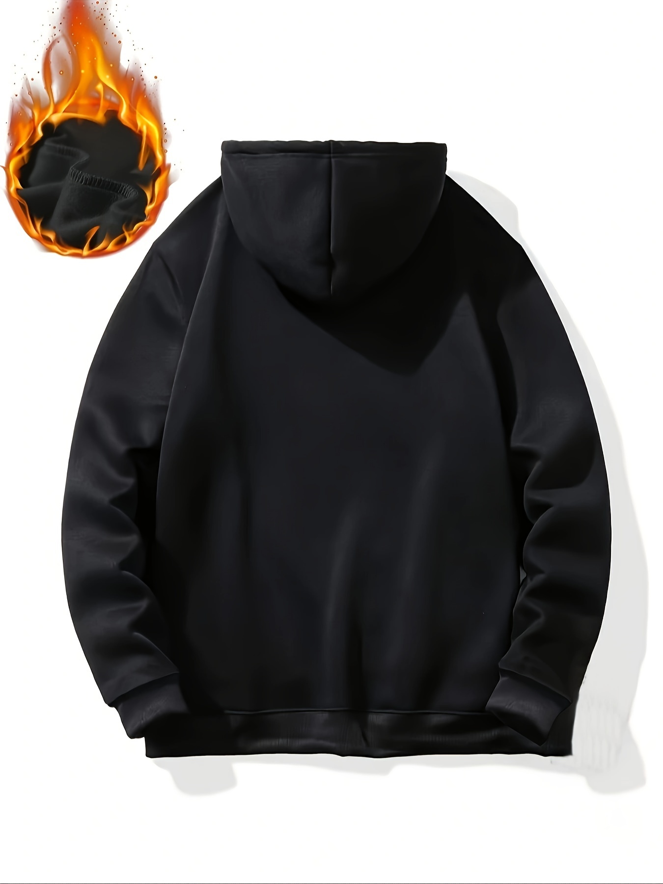 plus size mens heart claw print hooded sweatshirt fashion casual hoodies for fall winter mens clothing details 1