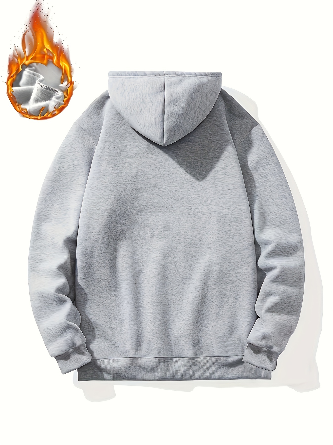 plus size mens heart claw print hooded sweatshirt fashion casual hoodies for fall winter mens clothing details 11